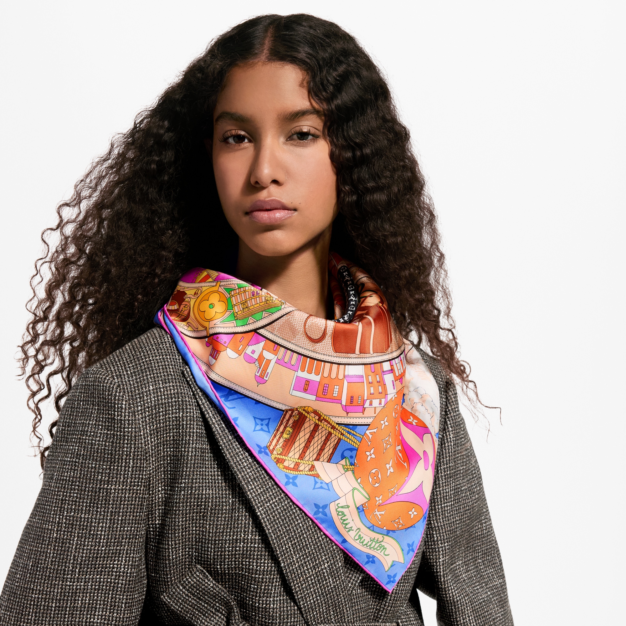 LV Journey Square 90 S00 - Women - Accessories | LOUIS VUITTON ®
